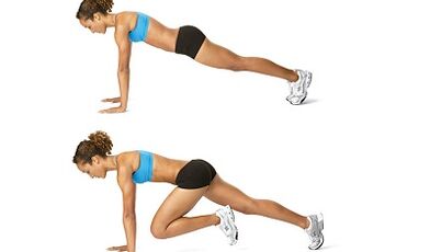 Climbing exercise for abdominal mining
